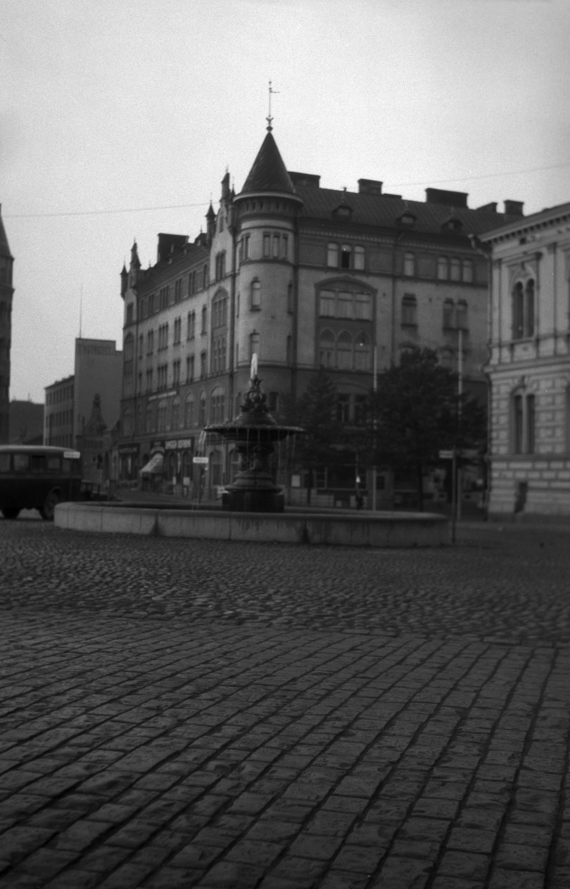 Keskustorin suihkulähde.