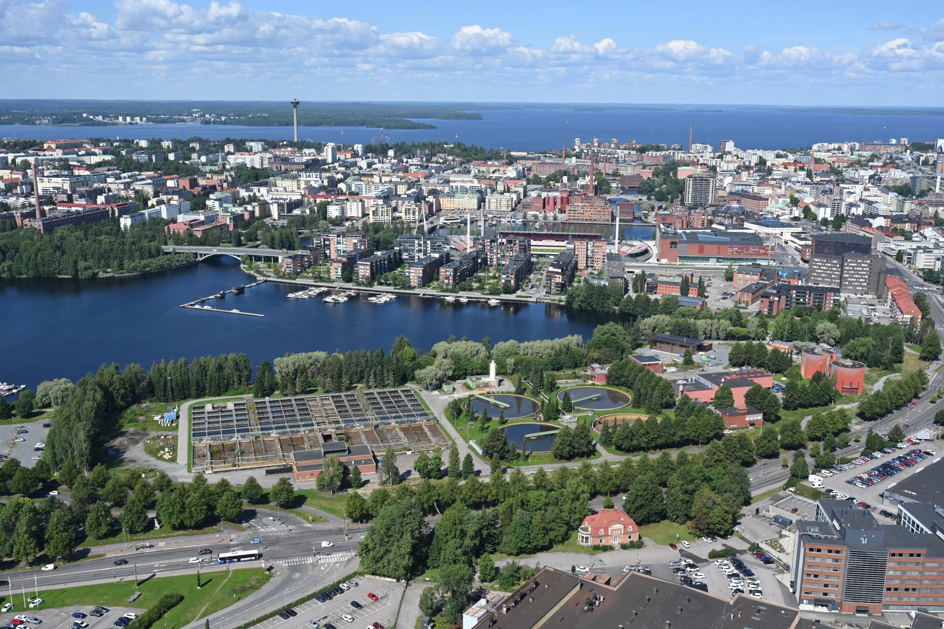 Ilmakuva Viinikanlahdesta vuodelta 2024